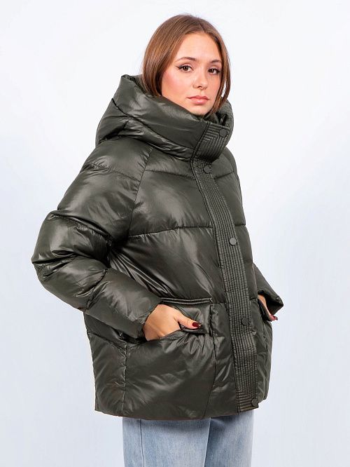 GWD4613I-G173 Куртка женская зеленый ICEbear 