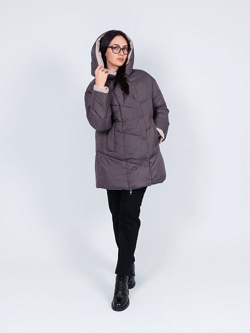 78157/2 Пальто женское коричневый Baimuni 