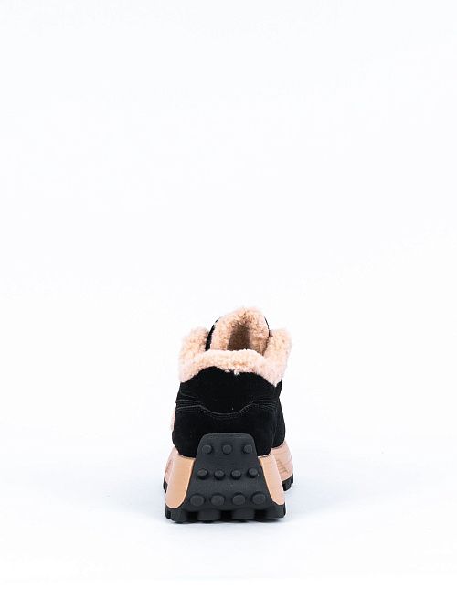 ZYW24-BWLM3-032D(L) Полуботинки женские черный Covani 