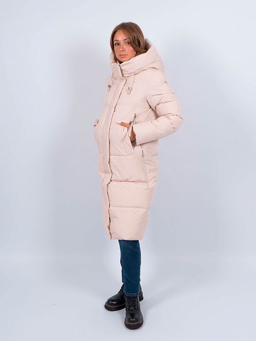GWD4692I-G625 Пальто женское бежевый ICEbear 