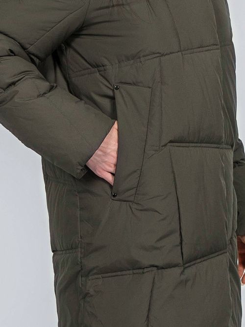 97332/4 Пальто женское зеленый Baimuni 