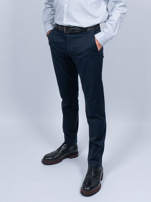 804-0158.G337.Y000.L.B0291 Брюки мужские синий LUXOR 