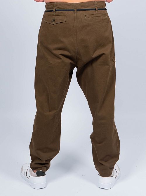 3393/D Брюки мужские темно-зеленые QWENTINI  