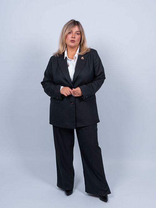 33-030053-1691-67 Пиджак Мадлен женский коричневый КЛЮКVА 