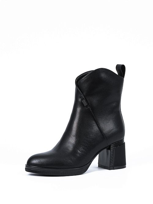 U420-040 Ботильоны женские черный Baden 