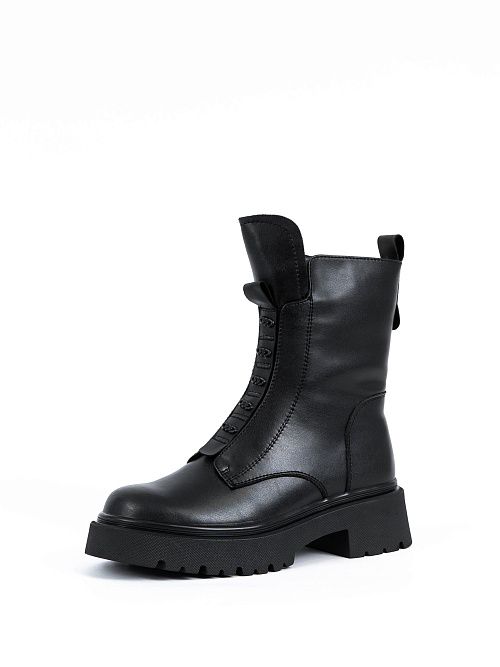 MDW24-HCLM3-027-2(L) Ботинки женские черный Covani 