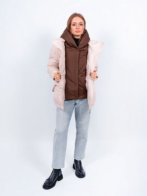 GWD4552I-G625 Куртка женская бежевый ICEbear 