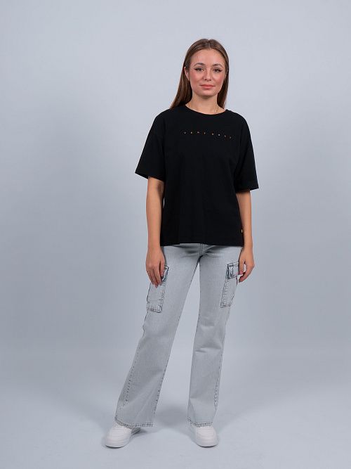 52-2-1 Джинсы женские голубой EFIR 