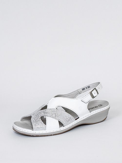 Paris 0900T-0101,1I13 Босоножки женcкие белый Suave 