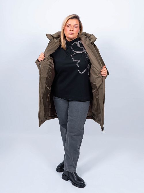 GWD4659I-G180 Куртка женская зеленый ICEbear 