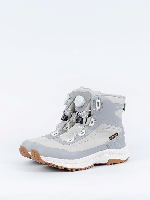 F8494-4 Ботинки женские серый STROBBS 