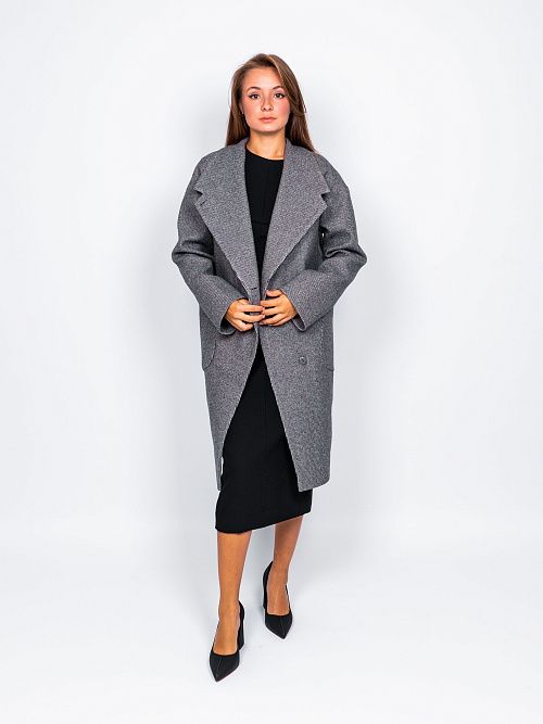 KR-171-МЗ-сер Пальто женское серый 365 