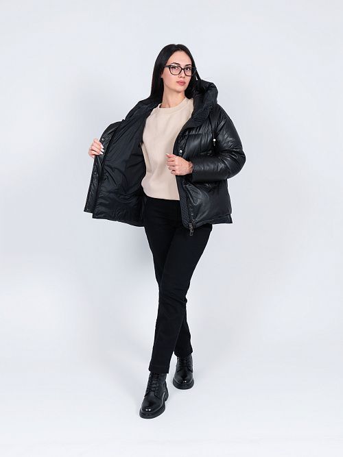 7899/15 Куртка женская черный Baimuni 