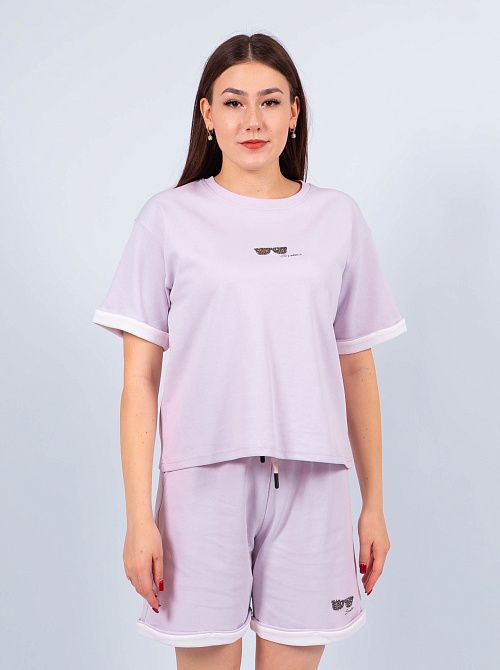 XF947 Костюм женский сиреневый QINO 