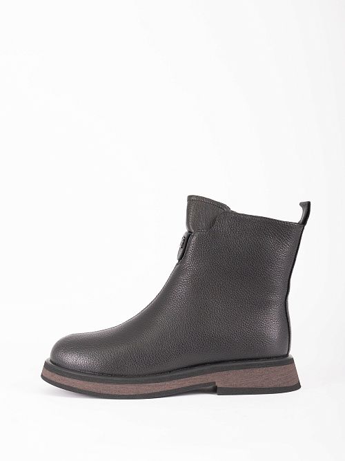 XMG-52782-7A-KW Ботинки женские натуральная кожа черный Madella 