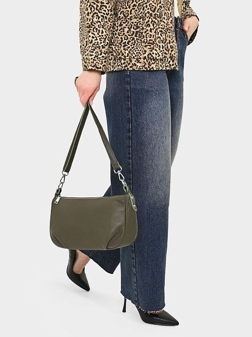 113-332-15-4 Сумка женская хаки 365 