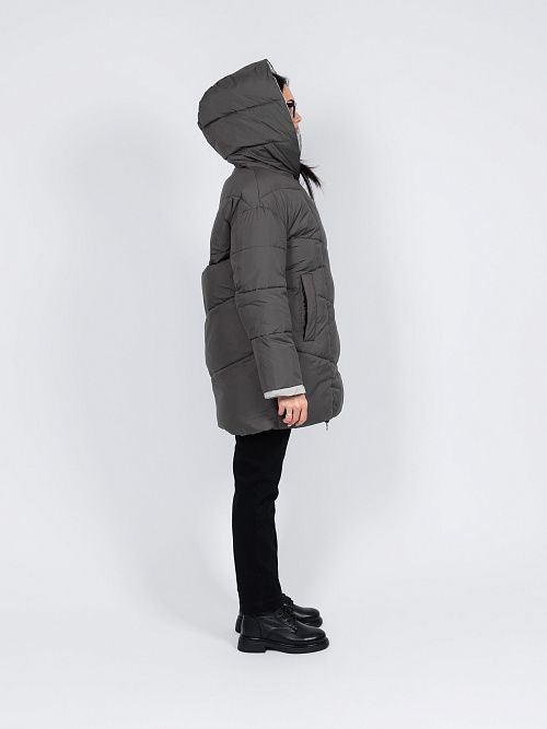 78157/4 Пальто женское зеленый Baimuni 