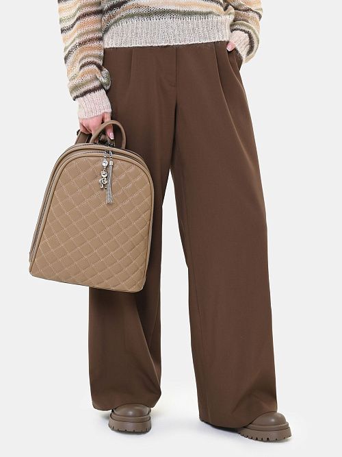 113-551-30-4 Рюкзак женский темно-бежевый 365 