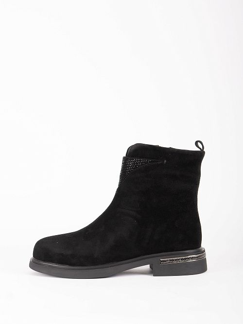 JA298-M477T-P200M Ботинки женские натуральная замша черный 365 