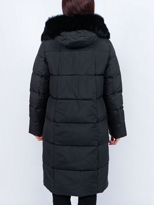 GWD3935-2I-G901 Пальто женское черный ICEbear 