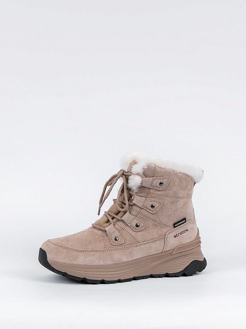 F8487-25 Ботинки женские темно-бежевый STROBBS 