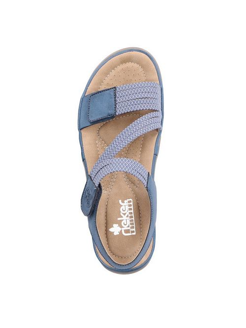 64870/14 Сандалии женские синий Rieker 