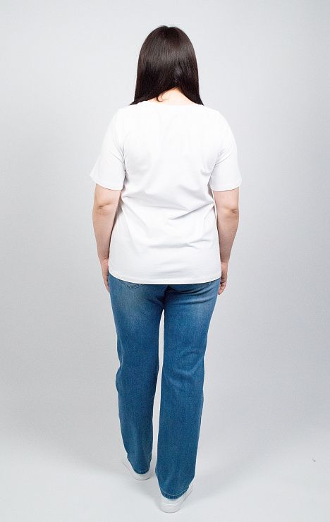 Зонт Блузка женская белый ZAR STYLE 