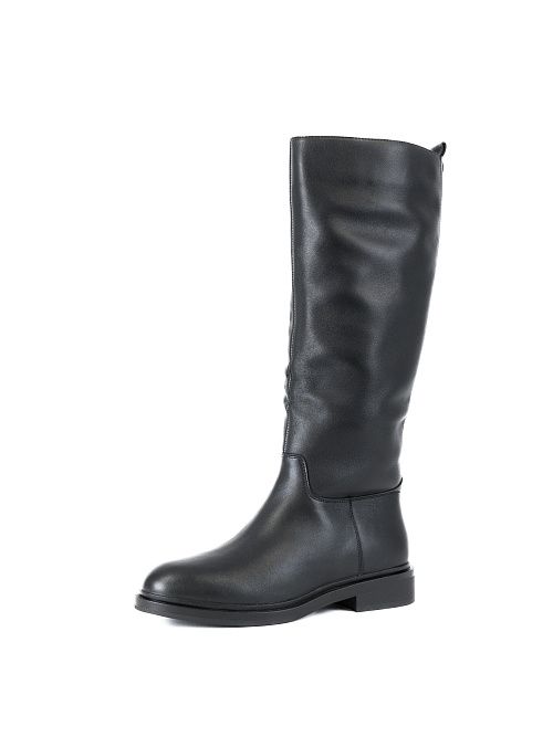 XJU-42220-1A-KI Сапоги женские натуральная кожа черный Madella 