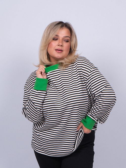 249215 Джемпер женский белый MIRA MIA 