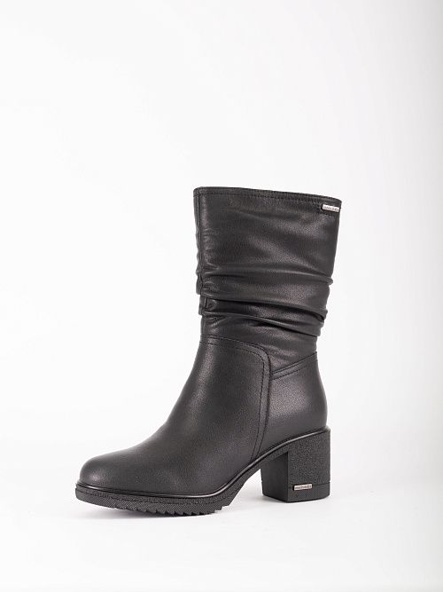 GBF-124625-0501-SW Полусапоги женские натуральная кожа черный Madella 