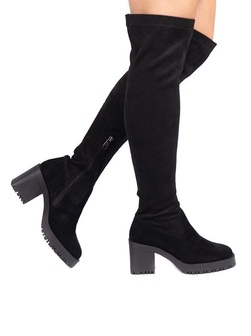 U449-041 Сапоги женские черный Baden 