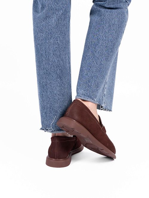 AS323-M222-82 Туфли женские натуральная кожа коричневый 365 