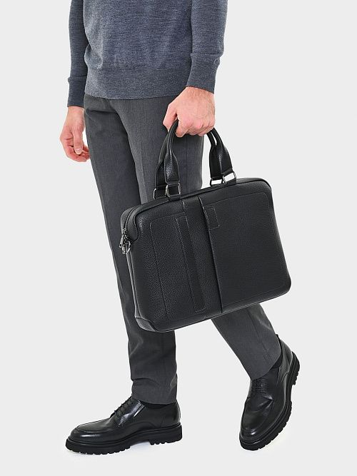 113-205-31-4 Портфель мужской черный 365 