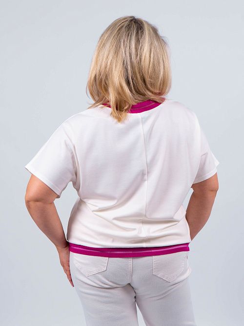 241-25423-33/1 Блуза женская белый VIX VOX 