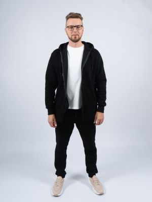 JM001 Костюм спортивный мужской черный J-MAR