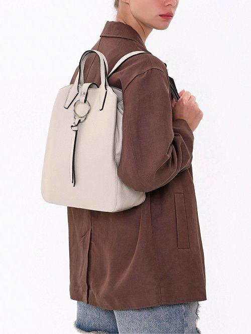 114-152-39-4 Рюкзак женский бежевый 365 