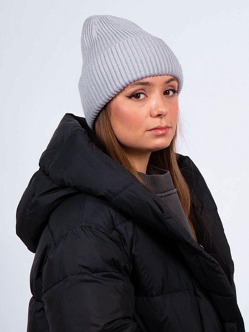 ЗЕТА Шапка женская серый MISKORKI 