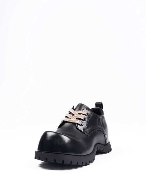 V8A80165-3 Полуботинки женские натуральная кожа черный 365 