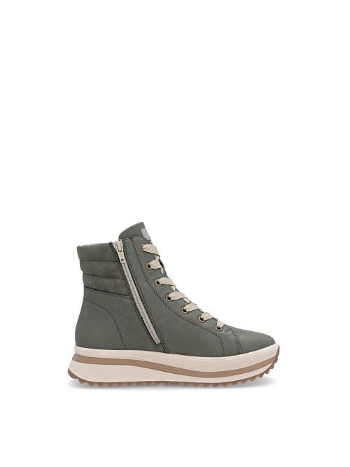 W3870/54 Ботинки женские зеленый Rieker sport 