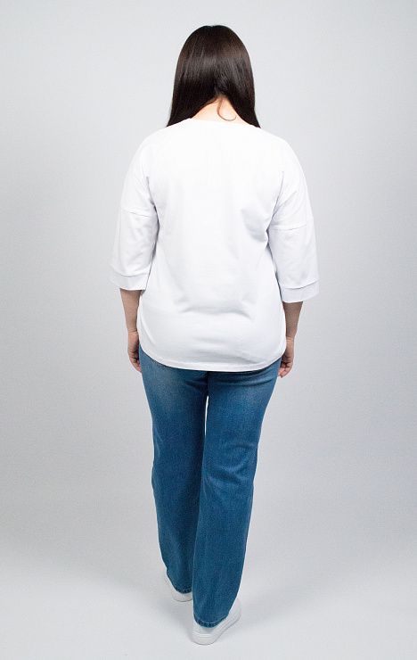 Рокфорд Блузка женская белый ZAR STYLE 