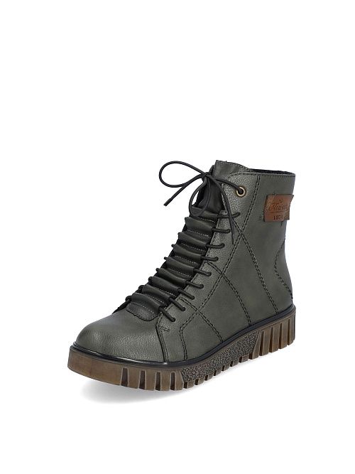 Y3421/52 Ботинки женские зеленый Rieker 
