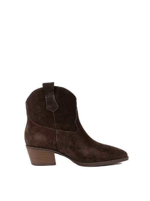 XMK-52515-1H-SB Полусапоги женские натуральная кожа коричневый Madella 