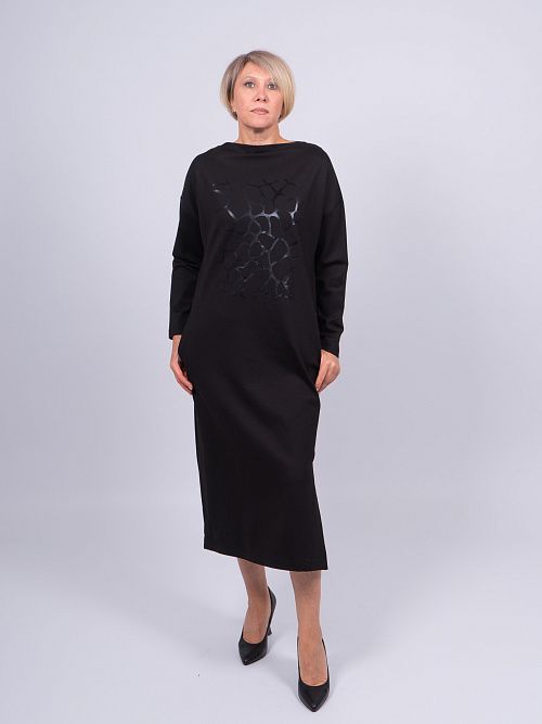 246005 Платье женское черный MIRA MIA 