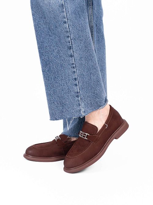 AS323-M222-82 Туфли женские натуральная кожа коричневый 365 