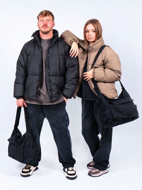 421 Сумка - почтальонка текстиль черный 365 