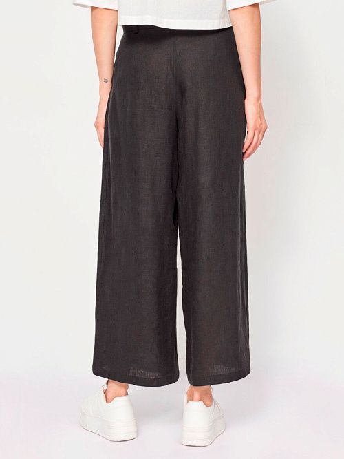 7135-ИЛ22 Брюки женские черный ELECTRA STYLE 