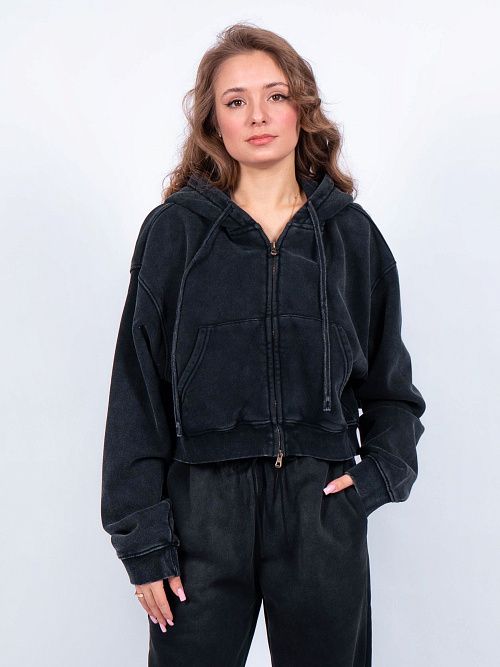 N822-1 Кофта женсая черный 365 