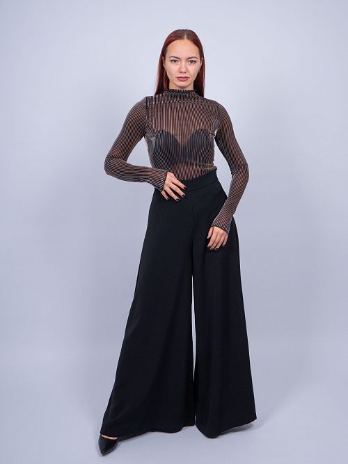 242027 Водолазка женская черный MIRA MIA 