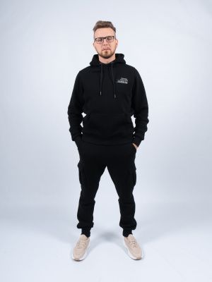 JM002 Костюм спортивный мужской черный J-MAR