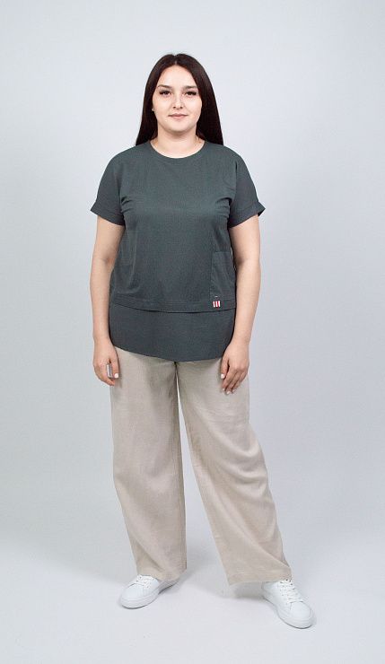 Далия Блузка женская зеленый ZAR STYLE 